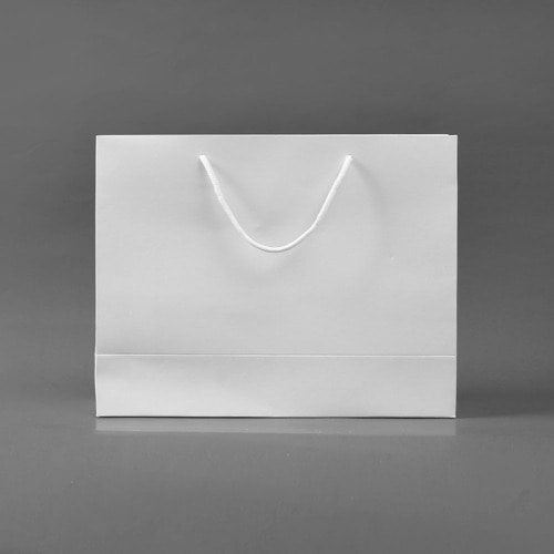 무지 가로형 쇼핑백(화이트)(28x20cm)종이쇼핑백