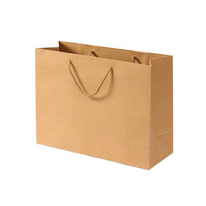 무지 가로형 쇼핑백(브라운)(43x32cm)종이쇼핑백