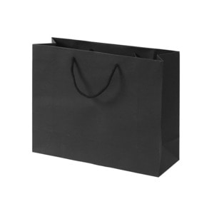 무지 가로형 쇼핑백(블랙)(30x25cm)종이쇼핑백